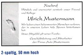 In dankbarkeit und hoffnung auf ein. Trauerdruck Bestattungshaus Trosch