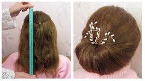 Therefore, he we have gathered most stunning short wedding hairstyles you will love in 2021. New Easy Bun Hairstyle For Short Hair Wedding Party Ladies Hair Style Coiffure Facile A Faire Youtube