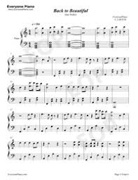 Ins and outs 2 sofia carson 3:20 320 kbps мастер Back To Beautiful Free Piano Sheet Music Piano Chords