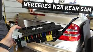 Mercedes Rear Sam Module Removal Replacement W211 Youtube