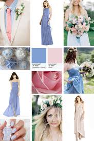 How do you find out what kind (and colors) of flowers are in season during your wedding month? Periwinkle Blue And Pink Wedding Thoughts