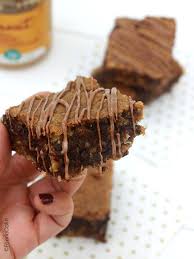 Barre De Cereales Vegetalienne Comme Un Brownie Brownie Vegetalien Barre De Cereales Et Beurre De Cacahuete