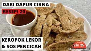 Resepi original sos pencicah keropok lekor terengganu guna 3 bahan sahaja. Dari Dapur Cikna Resepi 20 Keropok Lekor Viral Bersama Sos Pencicah Youtube
