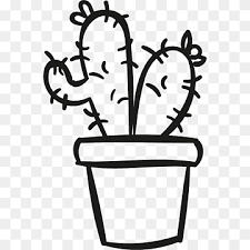 Lotus continuous line drawing vector illustration minimalist black and white color. Black Cactus Png Images Pngwing