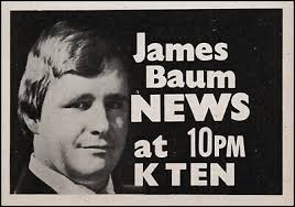 1977 Tv Ad~ Ada Oklahoma James Baum News KTEN-TV 10PM Newscast promo TV3