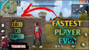 Wide variety of characters to choose from. Fastest Free Fire Player You May Never Ever Seen Ii Yogisking Youtube