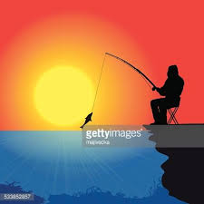 Whether you gravitate towards glorious technicolor or live for the simplicity of black and white, our design clipart will add visual excitement to your creative endeavors. Vector Silhouette Of A Fisherman Clipart Image