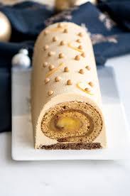 Buche Orange Passion Et Dulcey Empreinte Sucree Recette Dessert Noel Dessert Noel Repas Noel Facile