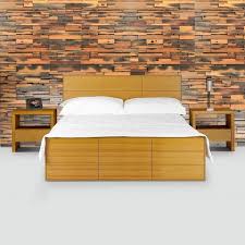 4.5 out of 5 stars. New Bedroom Wall Reclaimed Mosaic Wood Tiles Minimalistisch Schlafzimmer Sonstige Von Natural Mosaic Tiles Houzz