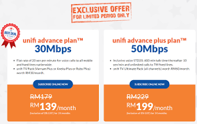 Unifi biz advance plan 100mbps. Tm Unifi S Latest Raya Promo Offers 50mbps Broadband For Less Than Rm200 Month Soyacincau Com