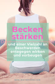 Becken Starken Beckenprobleme Motivation Abnehmen Gesundheit Beckenboden