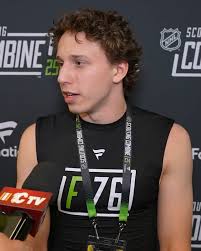 “It was a great experience, I had a lot of fun.”, Ben Kindel talks with the  media about meeting with teams and his takeaways from the NHL Combine.