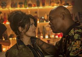 The title the hitman's wife's bodyguard is a. Salma Hayek Takes Aim In The Hitman S Wife S Bodyguard
