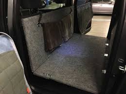 Toyota tacoma 1999, venom series sport seats by braum®. Custom Dog Platform In Rear Of 2016 Tacoma Double Cab Back Seat Dog Cover 2016 Tacoma Tacoma