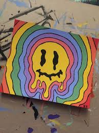 Trippy Painting Painting Trippy Painting Trippy Painting Trippy Hippie Painting Small Canvas Art Diy Canvas Art