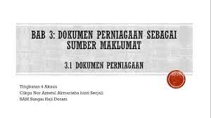 Klasifikasi akaun dan persamaan perakaunan; Prinsip Perakaunan Ting 4 Modul 3 Dokumen Perniagaan Sebagai Sumber Maklumat Part 1 Youtube