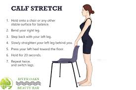 Home Page River Oaks Beauty Bar Easy Workouts Calf Stretches Knee Exercises