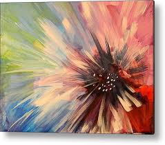 Abstract Flower Acrylic Print By Karen A Mesaros Abstract Painting Abstract Painting