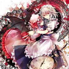 レミリアと咲夜 remilia x sakuya touhou イラスト 東方 かわいい 東方 壁紙