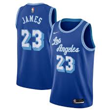 Kobe bryant los angeles lakers 8 blue nba basketball swingman jersey shirt. Los Angeles Lakers Nike Classic Edition Swingman Jersey Lebron James Mens
