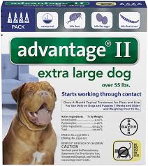 Advantage Ii For Dogs Bayer Flea Tick Topicals Flea Tick