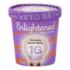The vanilla ice cream recipe i'm sharing today contains 4.8g of carbs, 32g of fat, and 5.8g of protein per serving. Enlightened Keto Collection Ice Cream Chocolate Peanut Butter 1 Pint 473 Ml Safeway
