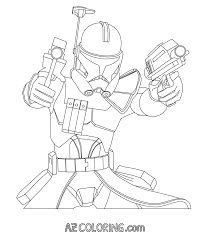 He served under jedi knight anakin skywalker and. Captain Rex Star Wars Coloring Page Coloring Home