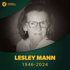We are deeply saddened by the passing of Lesley Mann, former Matildas and  Queensland Sting team manager. 🖤 Lesley's dedication to Australian  football left a profound impact, guiding our teams through major