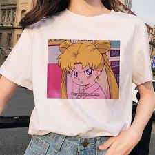 High quality print on acrylic. Buy Sailor Moon 9s Funny T Shirt Harajuku Clothes Tshirt Aesthetic Cat Anime Women Cute Female Tshirt Ka At Affordable Prices Free Shipping Real Reviews With Photos Joom
