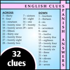 Check spelling or type a new query. Spanish Crossword Puzzle Numbers 0 31 By Ms Zs Teaching Resources