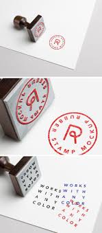 Free Wood And Metallic Vintage Rubber Stamp Logo Psd Mockup Free Logo Mockup Design Mockup Free Free Logo Mockup Psd
