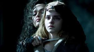 Bellatrix was not introduced until the order of the phoenix, although the lestranges were mentioned previously as being an imprisoned death eater couple. The Dagger Of Bellatrix Lestrange Helena Bonham Carter In Harry Potter And The Deathly Hallows Part 2 Spotern