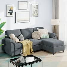 L Shaped Convertible Sectional Sofa