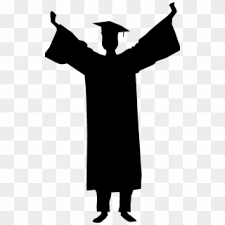 Download Svg Royalty Free Library Male Graduation Silhouette Silhouette Students Clipart Hd Png Download 1110x1811 1940801 Pngfind