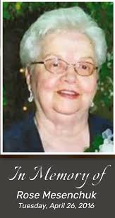 Rose Fedorchuk Mesenchuk (1922-2016)