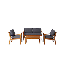 Pour mieux vous accompagner, nous faisons évoluer notre site castorama.fr. Salon De Jardin Bas Goodhome Denia Bois 4 Personnes Castorama