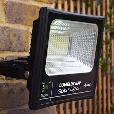 More focused kinds are often used as a stage lighting instrument in live performances such as concerts and plays. Pro Solar Lumelux 25w 60w 120w Solar Flood Light Lumena