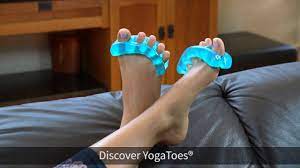 Foot pain from bunions, hammertoes, plantar fasciitis, foot cramps, toe cramps, and foot discomfort can ruin your day. Original Yoga Toes Toe Stretcher Separator Yogatoes
