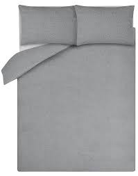 Grey Teddy Fleece Sherpa Duvet Set Home Garden George Duvet Sets Duvet George Home