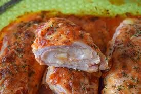 Pechuga De Pollo Rellena De Jamon Y Queso Al Horno Pollo Relleno De Jamon Y Queso Pechugas De Pollo Rellenas Pollo Relleno