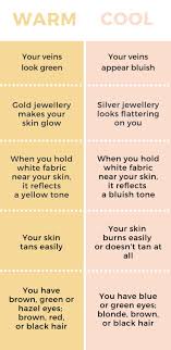 Are You Cool Or Warm How To Determine Your Skin S Undertone Skin Undertones Skin Tone Makeup Colors For Skin Tone