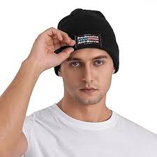 Pro America Anti Kamala Harris Knit Hat Cap Winter Warm Soft Stretch Beanie  Hat for Men Women24 Black at Amazon Men's Clothing store