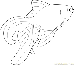 The coloring page is printable and can be used in the classroom or at home. Beautiful Goldfish Coloring Page For Kids Free Other Fish Printable Coloring Pages Online For Kids Coloringpages101 Com Coloring Pages For Kids