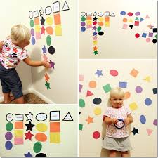 Wall Shapes My 16 Month Old Has Loved All Of The Homemade Activities I Have Cr