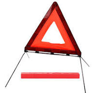 Factory Price Road LED Warning Triangle/ Reflective Roadway Safety Triangle  Sign