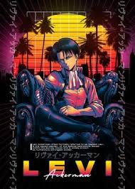 Download the background for free. Levi Ackerman Poster By Genji Illustration Displate