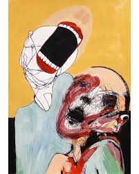 ناجي شلهوب Naji Chalhoub On Instagram Sold Mixed Media On 42x30cm Paper Shop Www Etsy Com Shop Najimir Link In The Emotional Art Art Memes Expressive Art