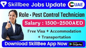 Pest control technicians identify potential and actual pest problems, conduct inspections, and design control strategies. Pest Control Technicians And Driver Jobs In Dubai Cute766