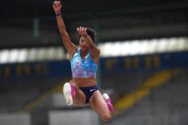 Malaika mihambo (born 3 february 1994) is a german athlete, and the current world champion in long jump. Mihambo Leaps World Leading 7 03m In Dessau Hynne Breaks Norwegian 800m Record In Rovereto Report World Athletics