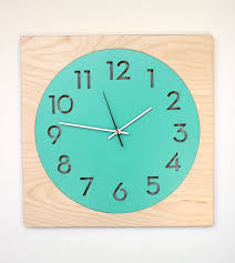 Modern Square Clock Wall Clock Wood Wall Clock Wall Clock Modern